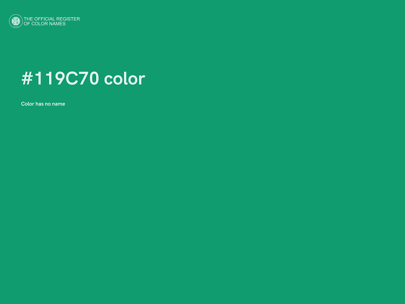#119C70 color image