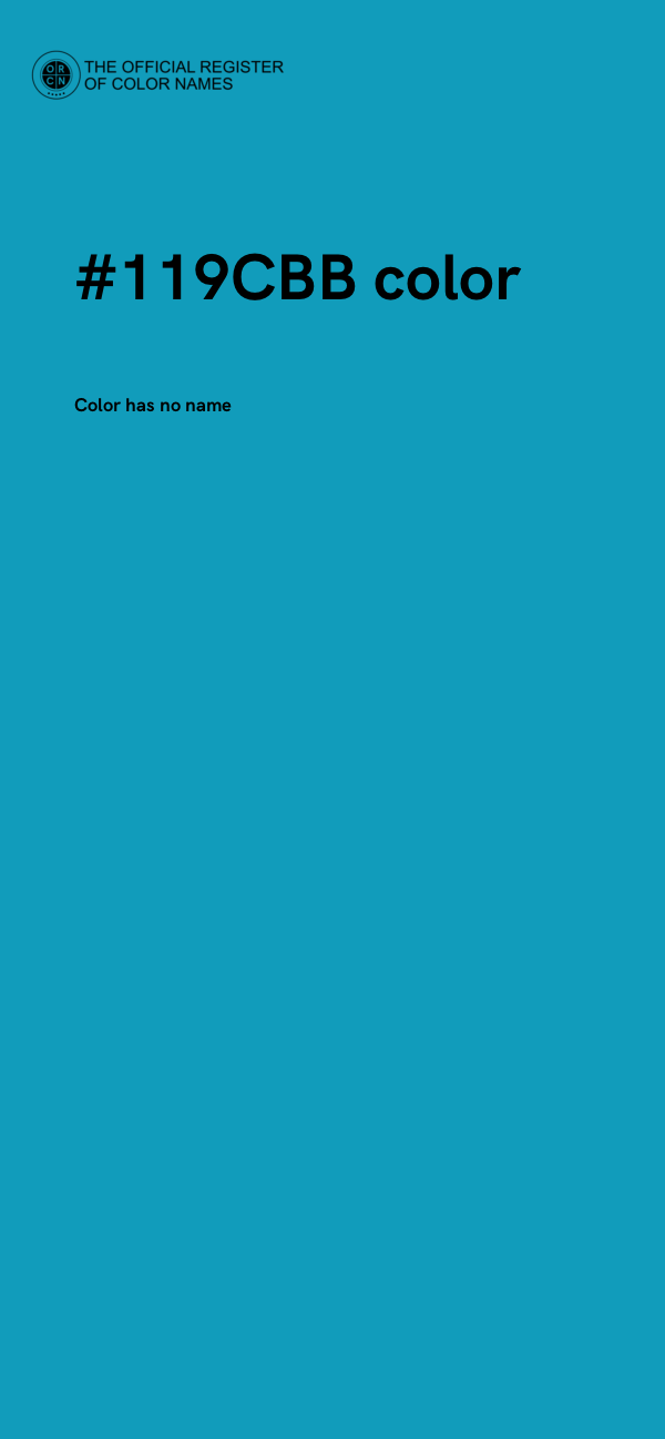 #119CBB color image
