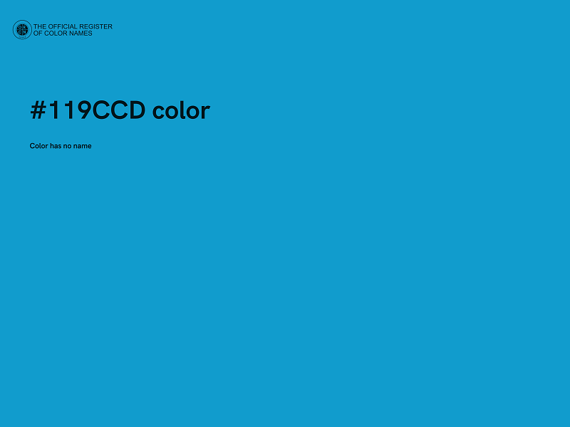 #119CCD color image