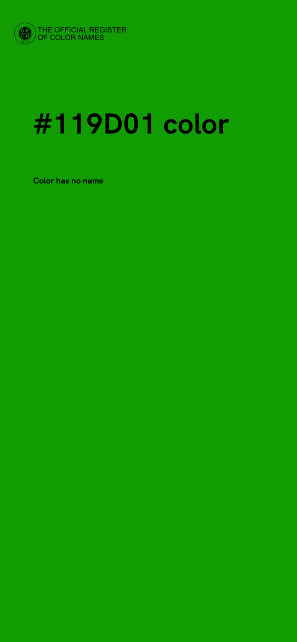 #119D01 color image