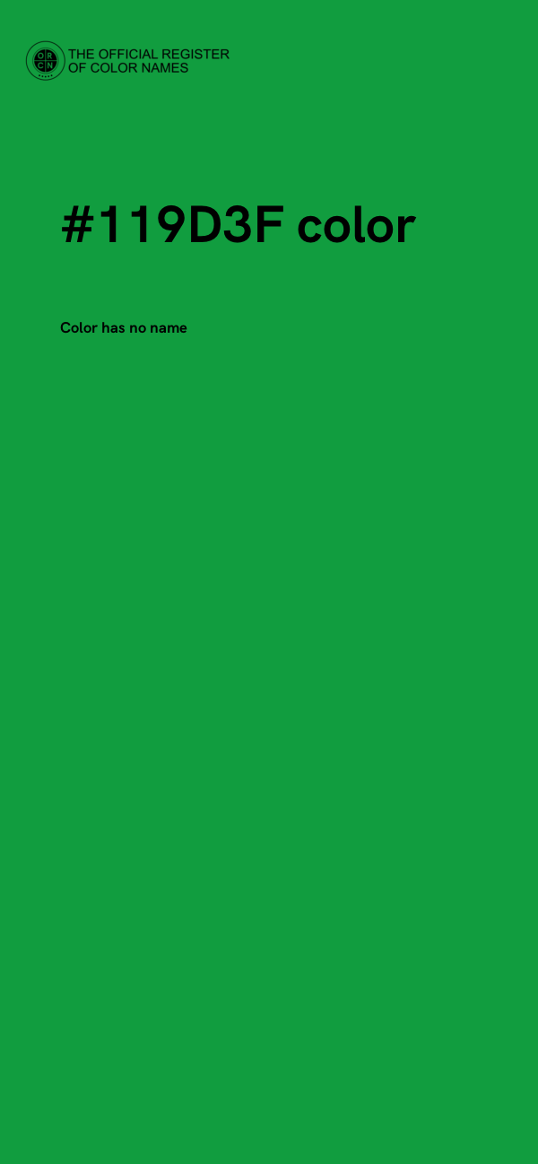 #119D3F color image
