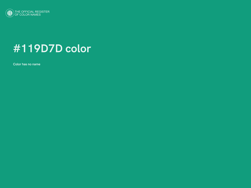#119D7D color image