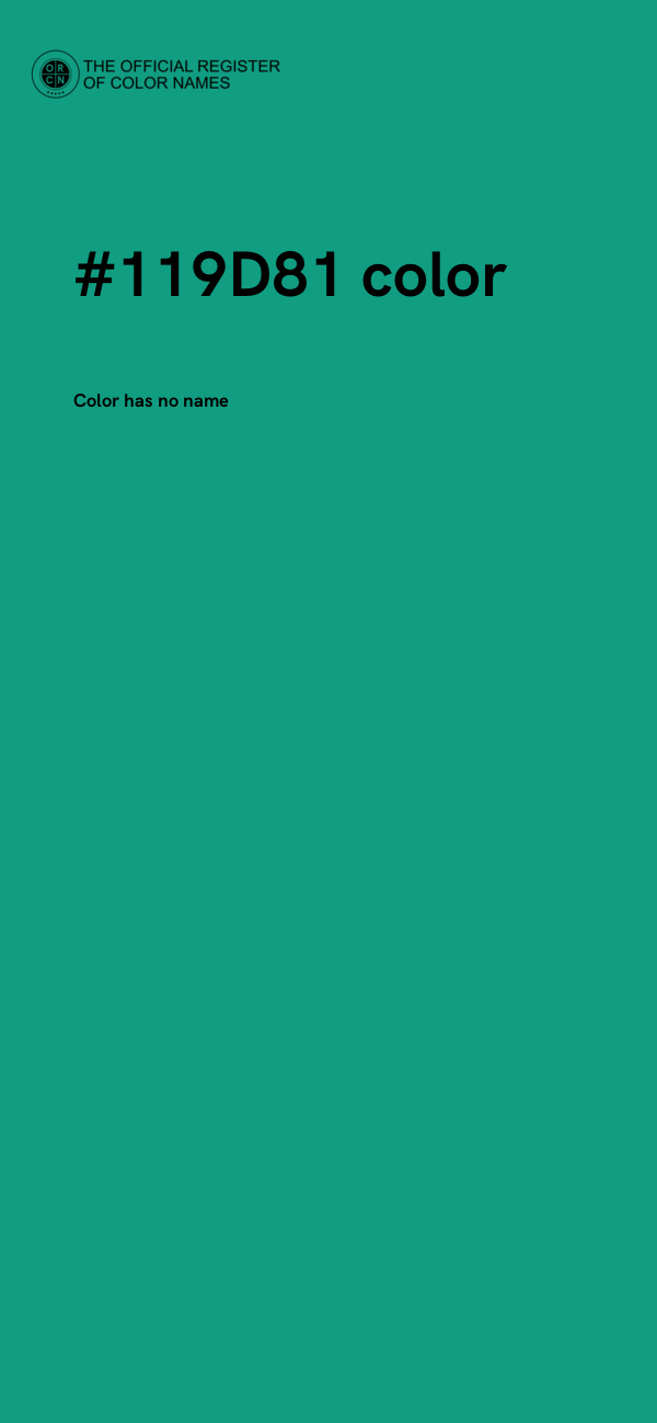 #119D81 color image