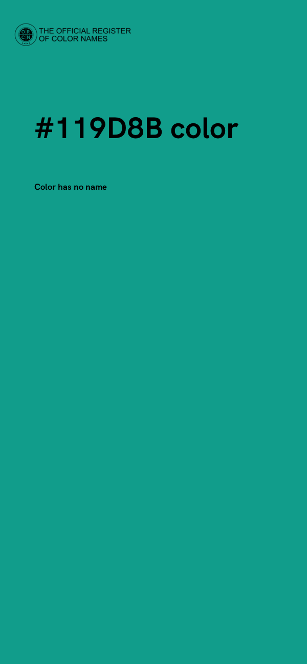 #119D8B color image