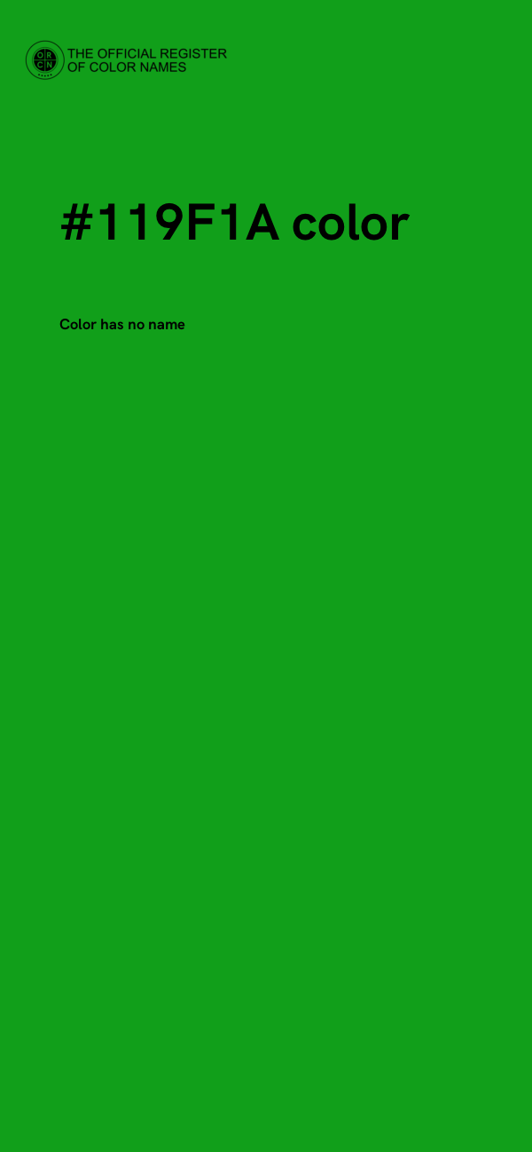 #119F1A color image