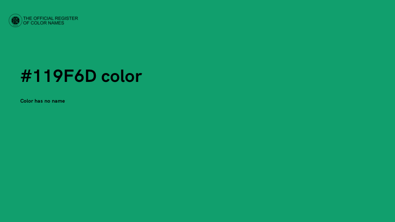 #119F6D color image