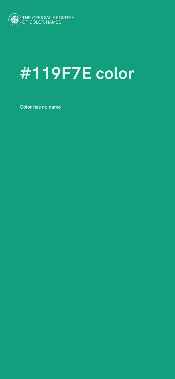 #119F7E color image