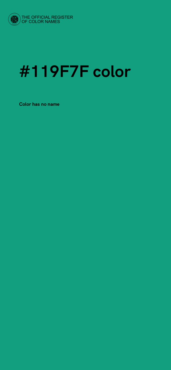 #119F7F color image