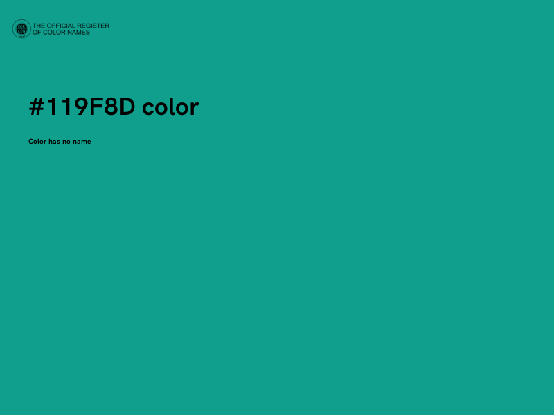 #119F8D color image