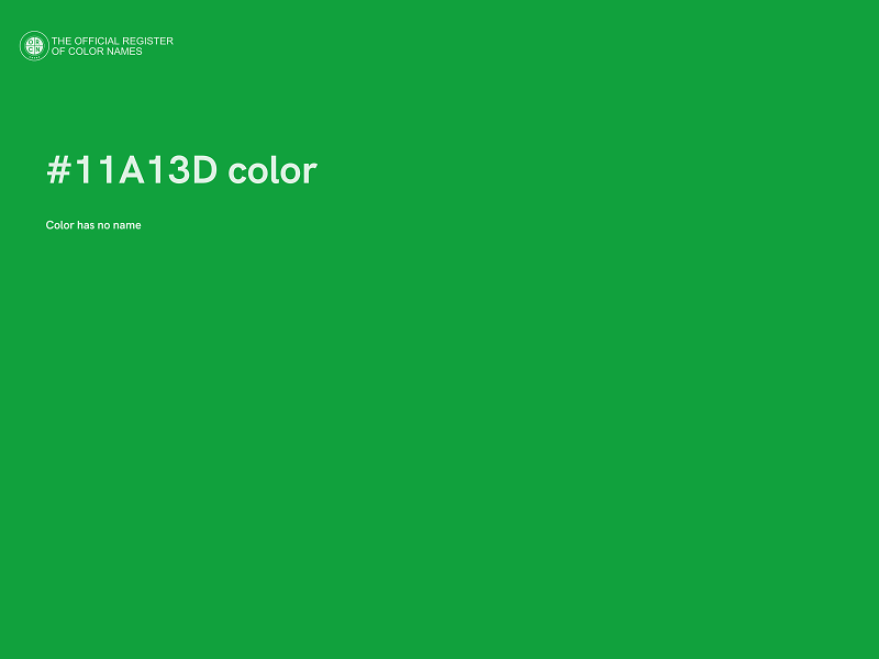 #11A13D color image