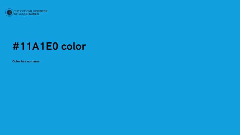 #11A1E0 color image