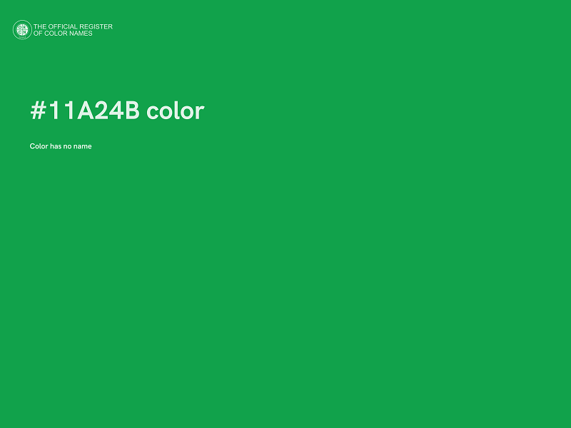 #11A24B color image