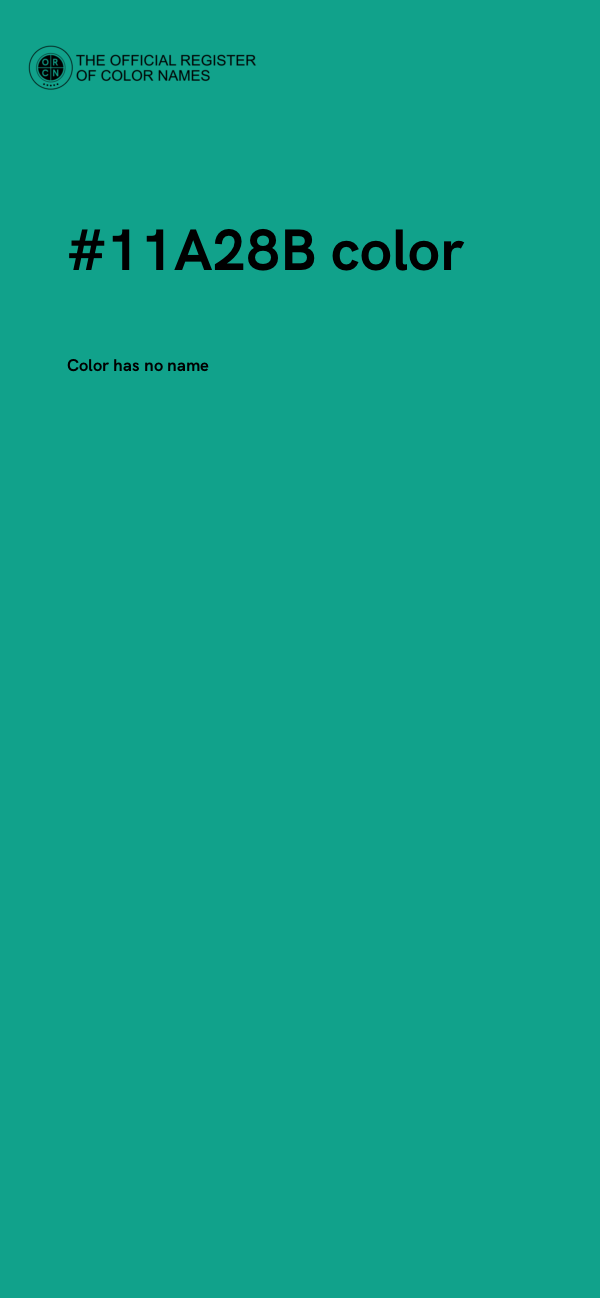 #11A28B color image