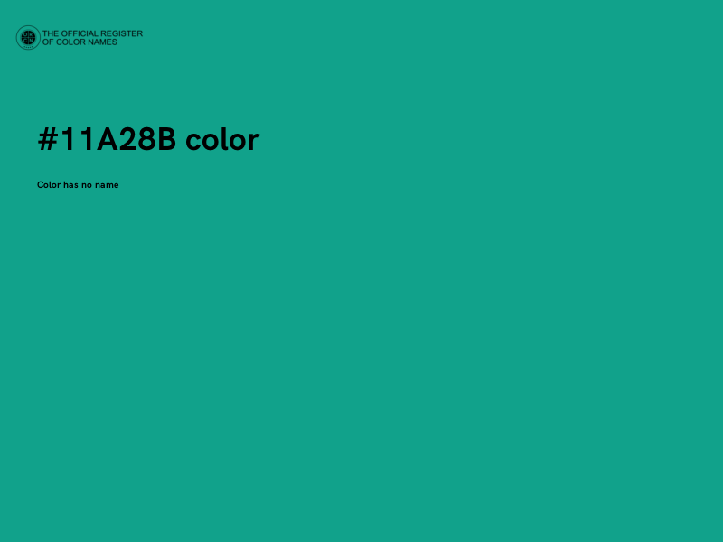 #11A28B color image