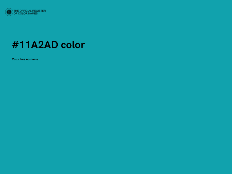 #11A2AD color image