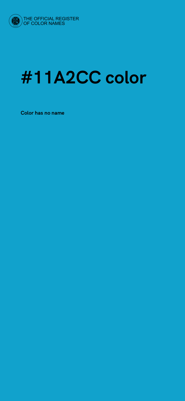 #11A2CC color image