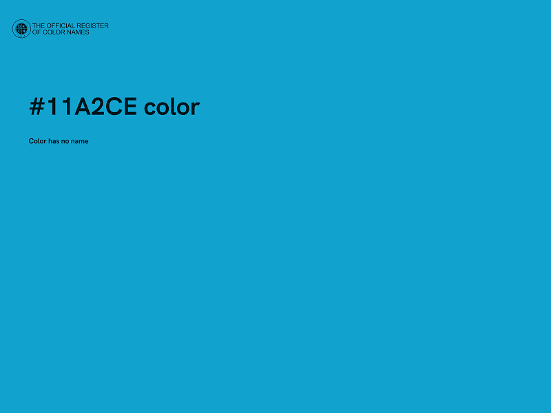 #11A2CE color image