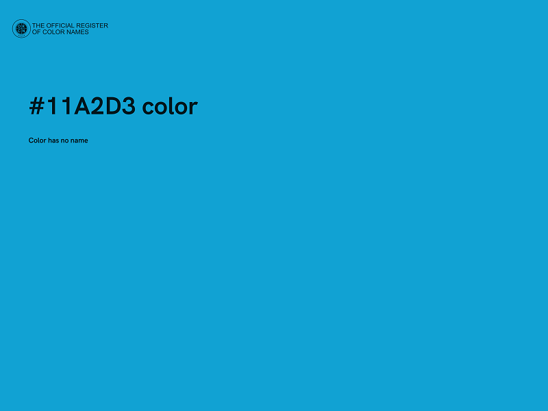 #11A2D3 color image