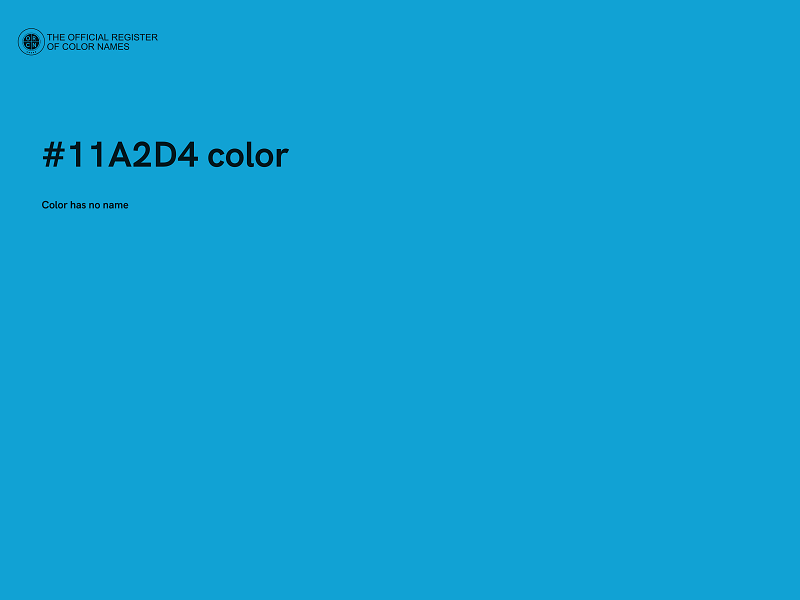 #11A2D4 color image