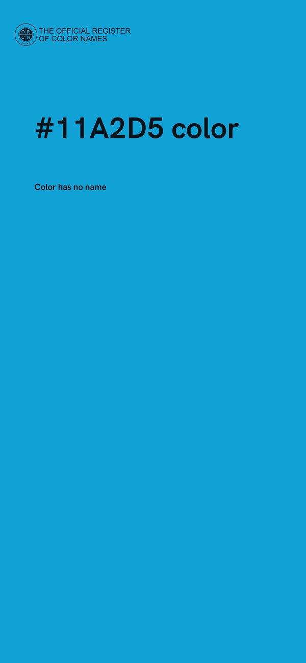 #11A2D5 color image