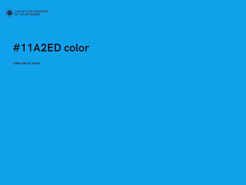 #11A2ED color image
