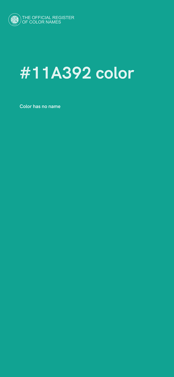 #11A392 color image