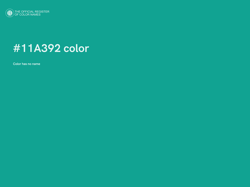 #11A392 color image