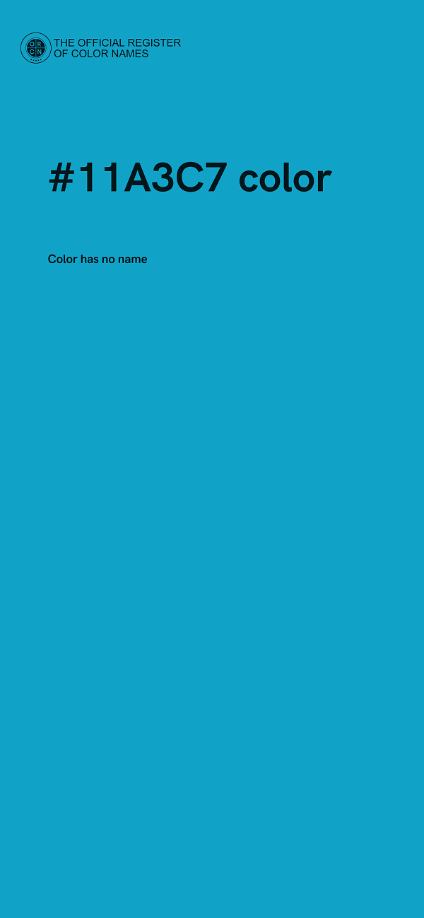 #11A3C7 color image