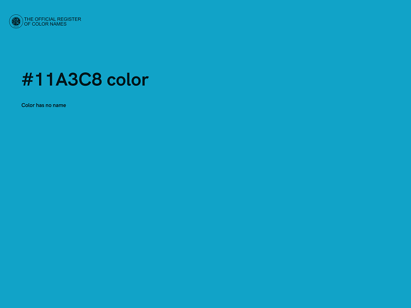 #11A3C8 color image