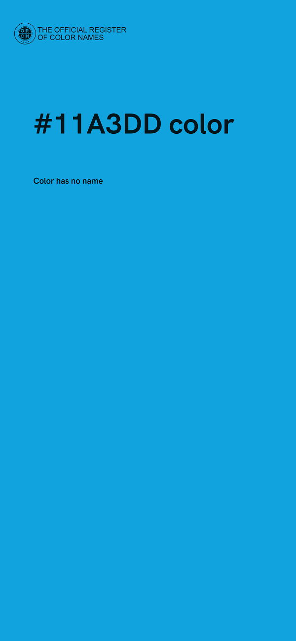 #11A3DD color image