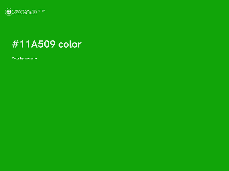 #11A509 color image