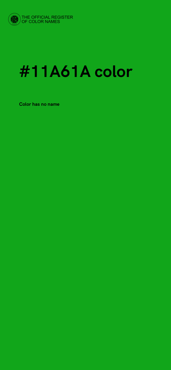 #11A61A color image