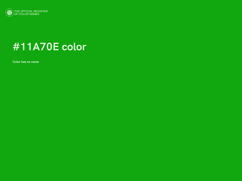 #11A70E color image