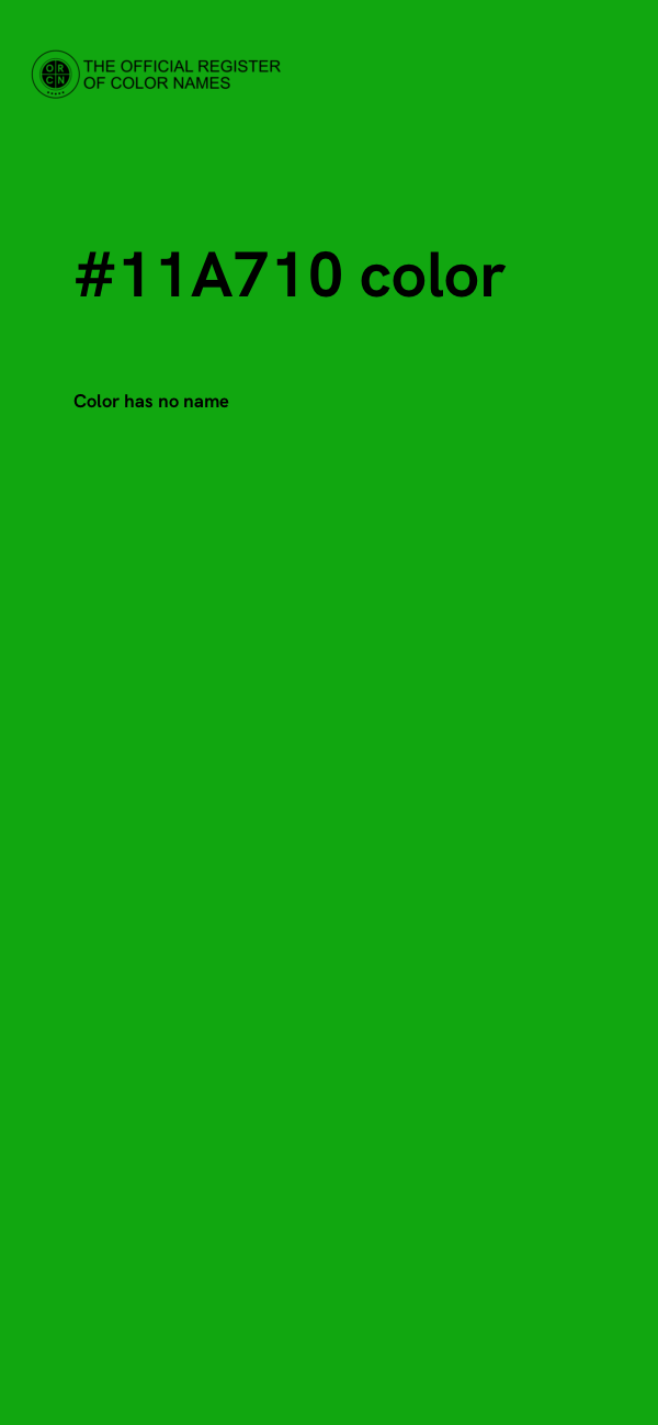 #11A710 color image