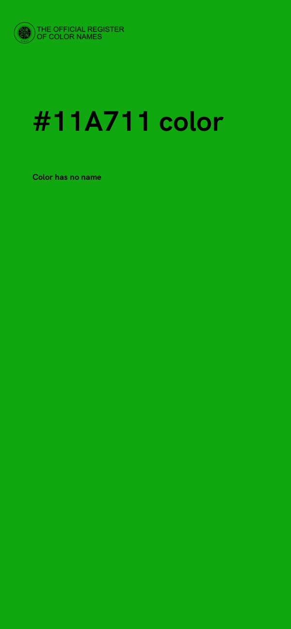 #11A711 color image