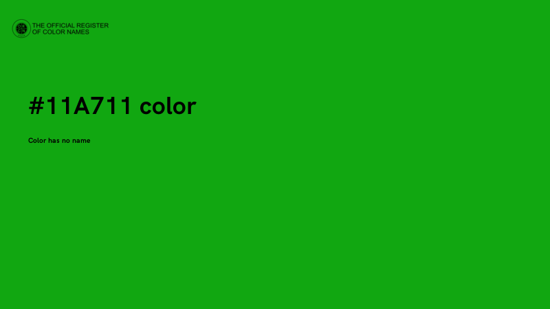 #11A711 color image