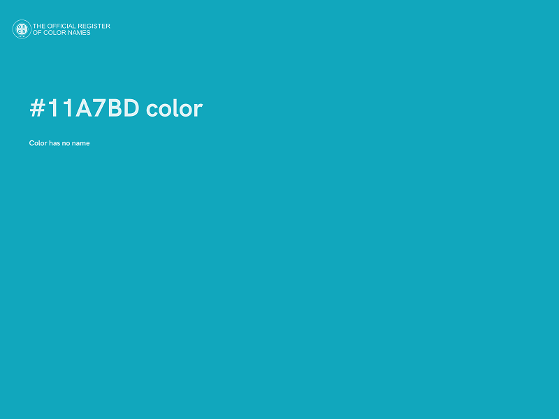 #11A7BD color image