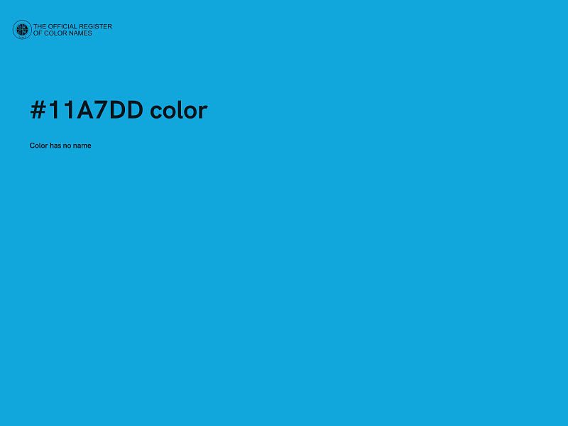 #11A7DD color image