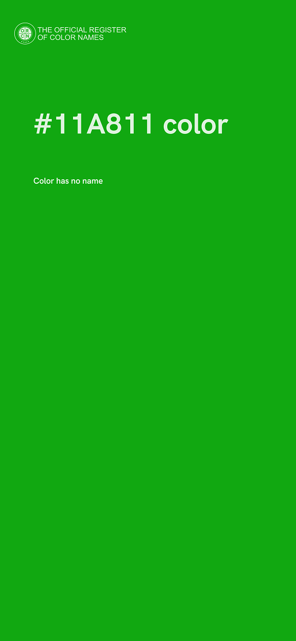 #11A811 color image