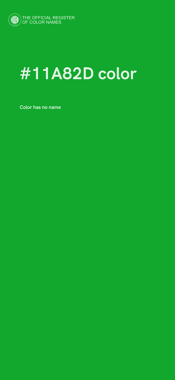#11A82D color image