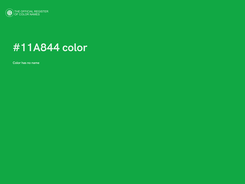 #11A844 color image