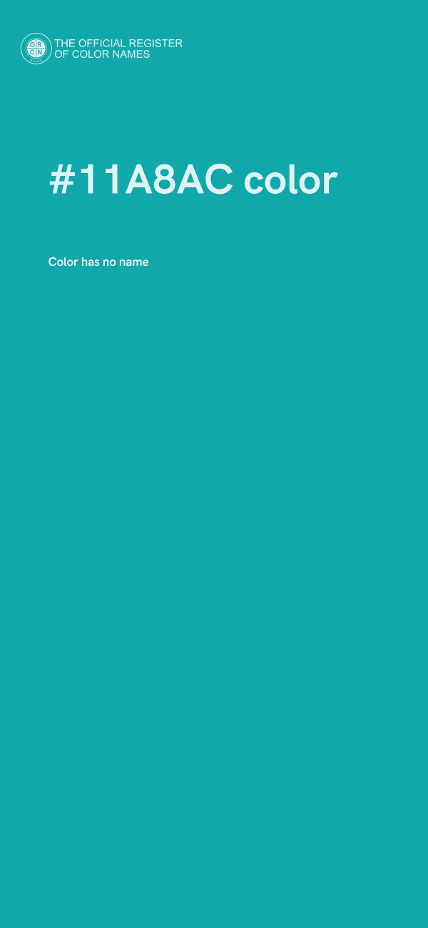 #11A8AC color image