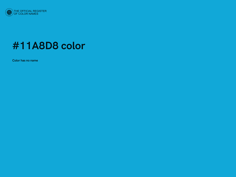 #11A8D8 color image