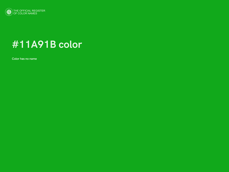 #11A91B color image