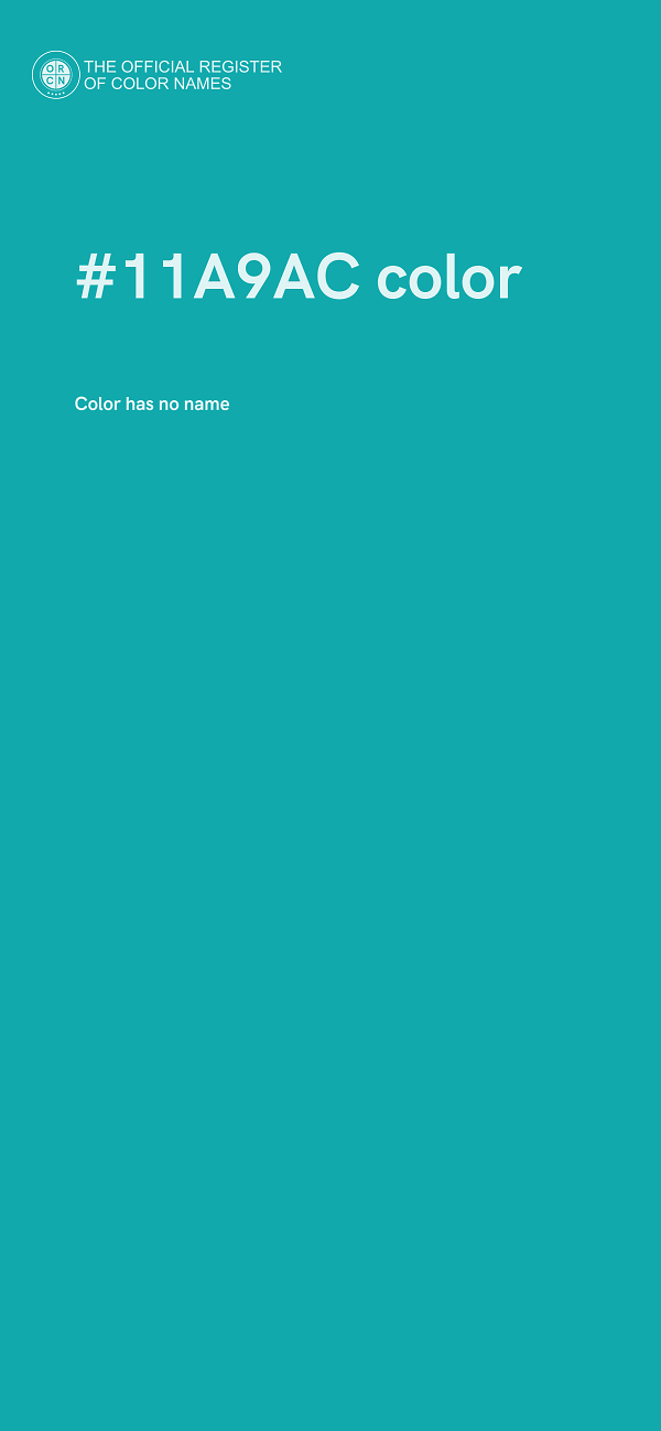 #11A9AC color image