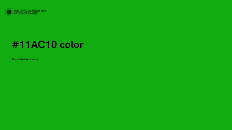 #11AC10 color image