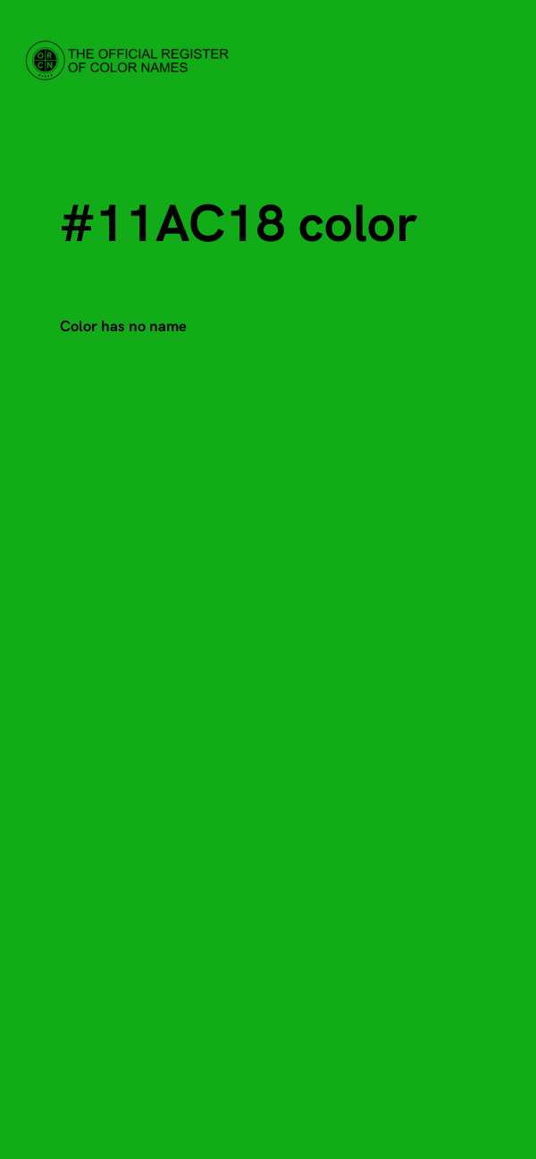 #11AC18 color image