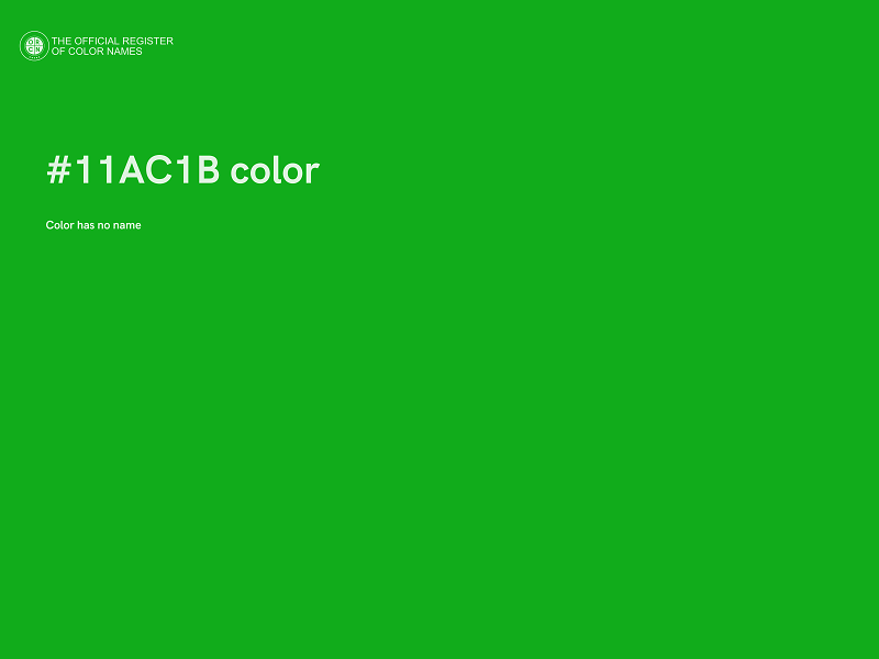 #11AC1B color image
