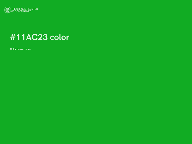 #11AC23 color image