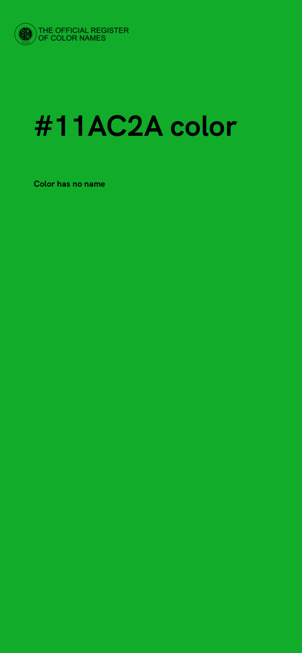 #11AC2A color image